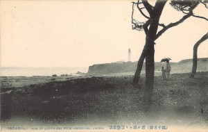 犬吠埼灯台遠景(君ヶ浜から)